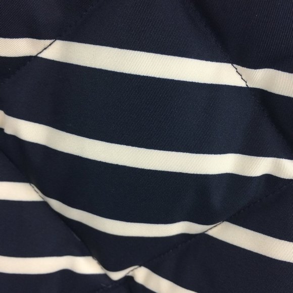 JCREW: Womens-Navy/Striped Vest-SZ: Small - Picture 5 of 8